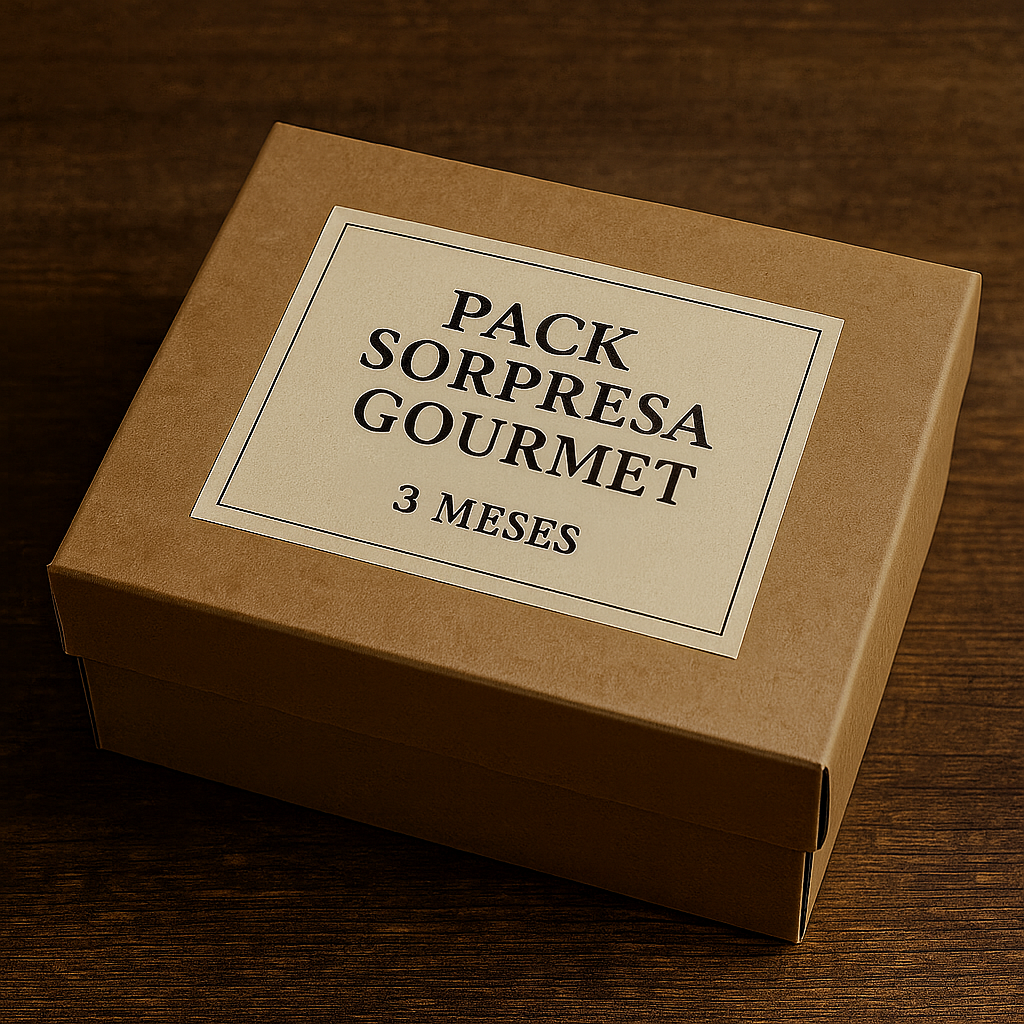 Pack Sorpresa Gourmet — 3 Meses